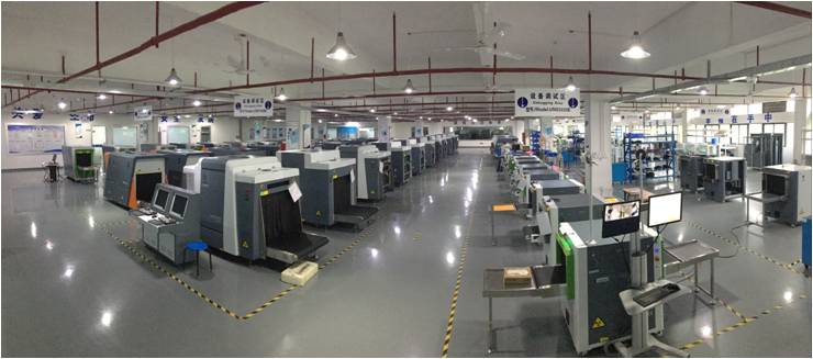 金年会科技安检机生产车间一角