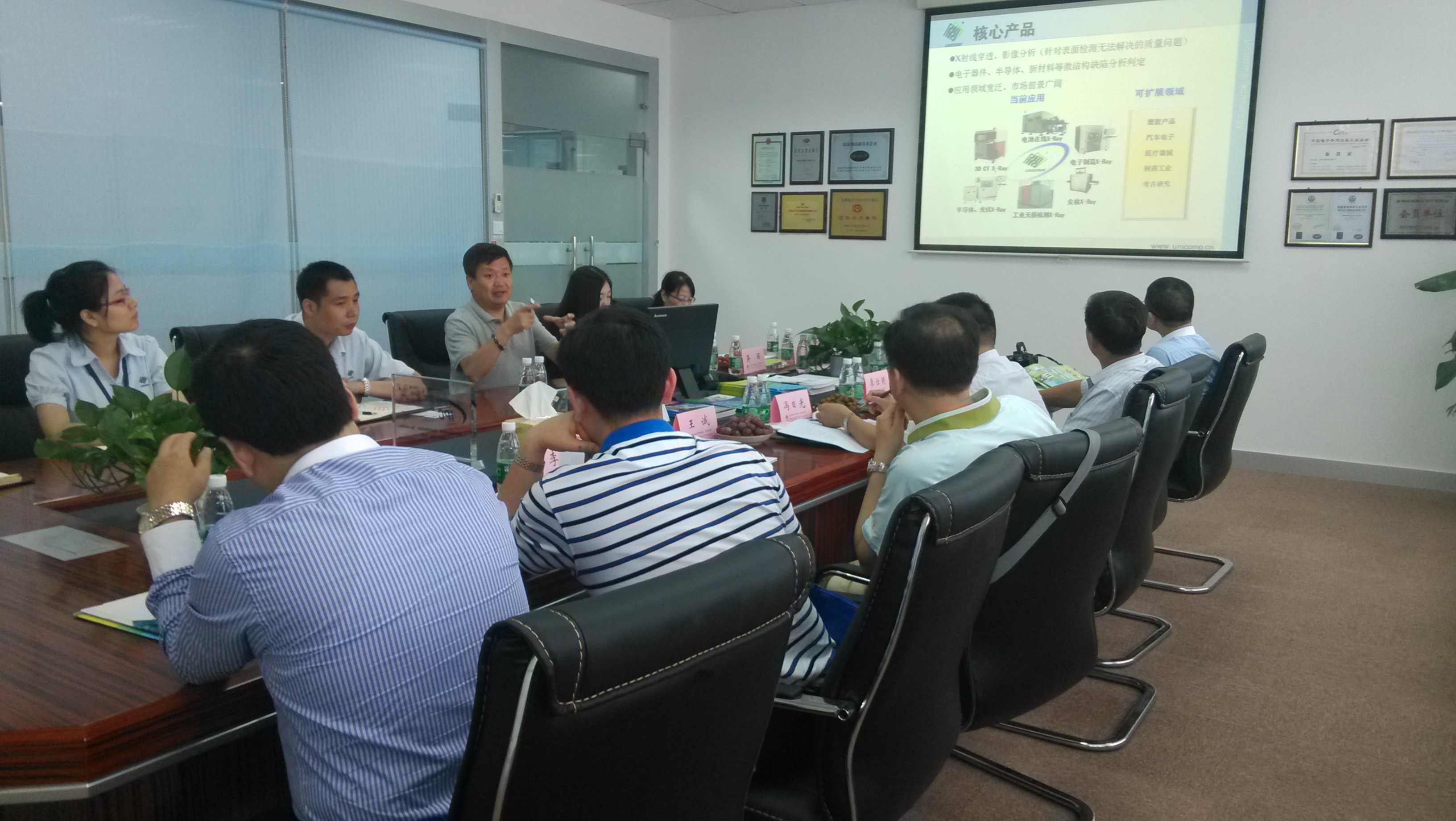 金年会科技迎接 “院士专家企业工作站”建站考察团